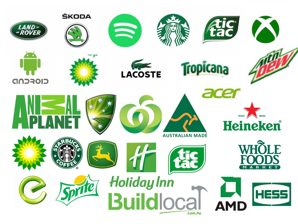 Các Logo xanh lá theo xu hướng “thiên nhiên” (nguồn hình: Beua Viet Nam)